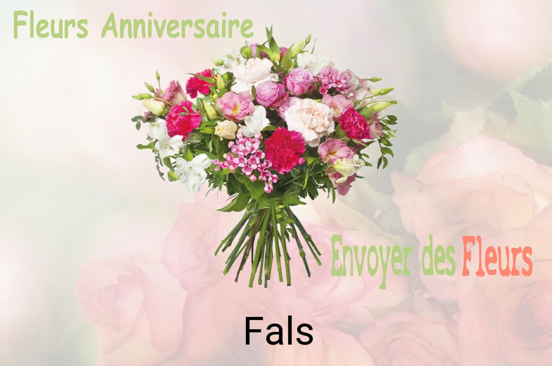Bouquet de fleurs d’anniversaire livré à Fals